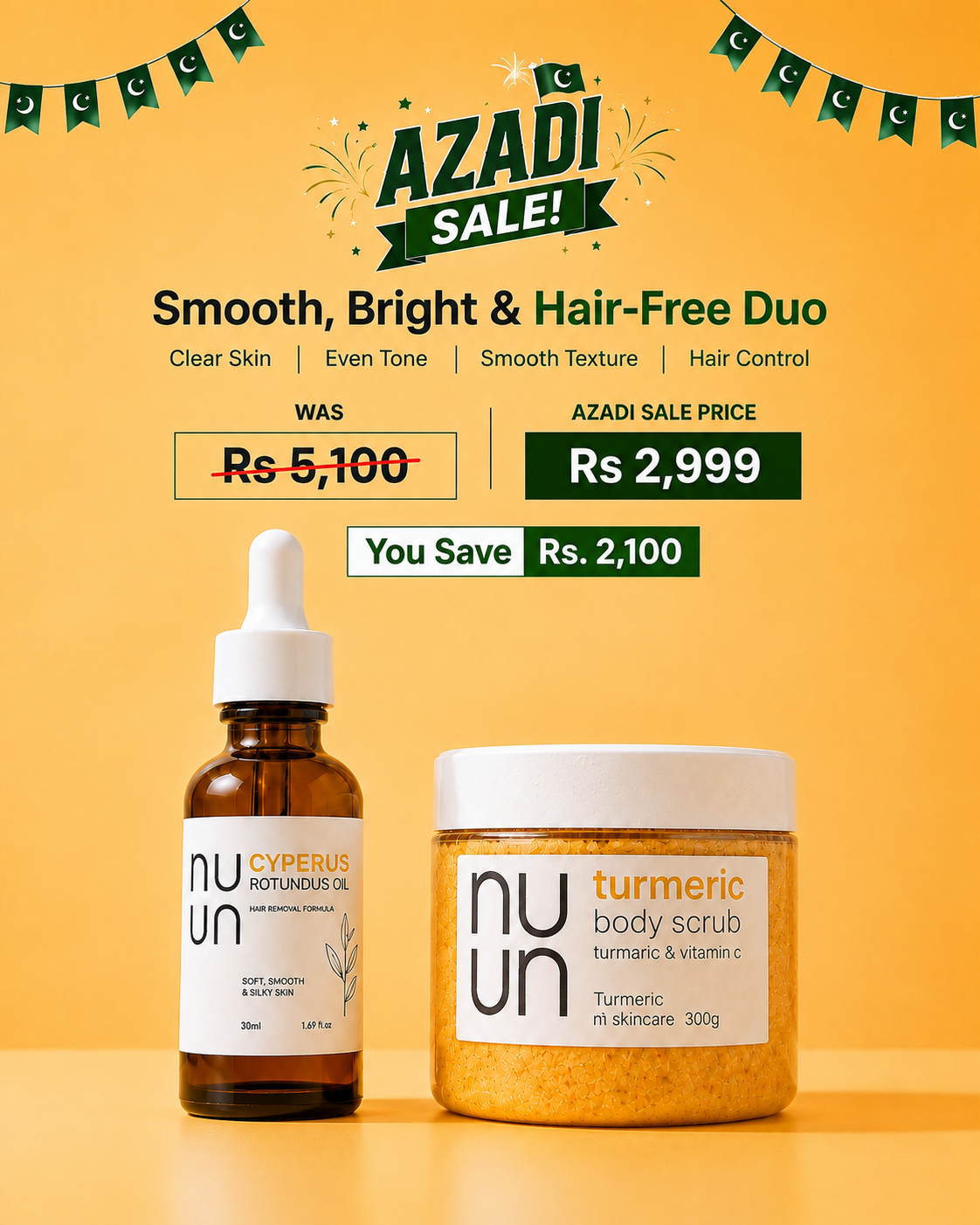 AZADI SALE BUY BOTH AT 40% OFF