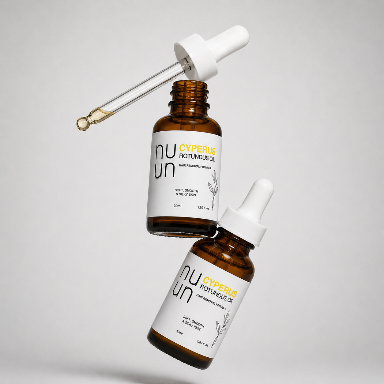 Cyperus Rotundus Oil for Hair Reduction